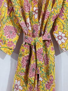 Boho Streetwear Long Sleeve Maxi Dress with Natural Waistline Floral Print Design - Product Image 6