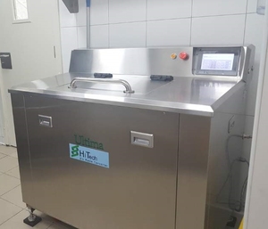 Broyeur de déchets alimentaires, capacité 100 kg/jour, acier inoxydable 304, moteur à induction, dispositif de mesure du poids en temps réel - Product Image 3