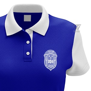 Custom Zeta Phi Beta Sorority Embroidered <b>Polo</b> <b>Shirt</b> - Product Image 2
