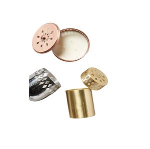 Récipient de stockage de cire en or rose personnalisé Design moderne Qualité exclusive à prix raisonnable Porte-cire parfait pour la décoration intérieure - Product Image 5