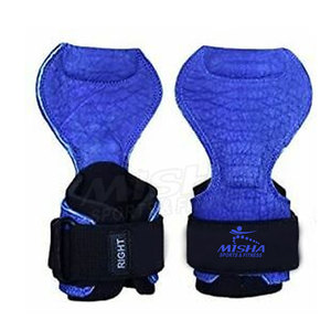 Muñequera de levantamiento de pesas para gimnasio, empuñaduras de mano para gimnasia, de cuero, al por mayor - Product Image 3