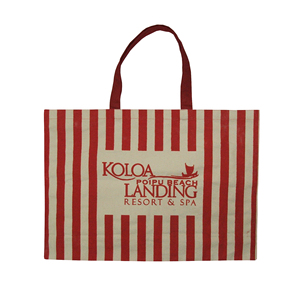 Sac de plage bohème portable en toile de haute qualité, motif géométrique, fermeture éclair, deux poignées, logo personnalisé, réutilisable, promotionnel - Product Image 2