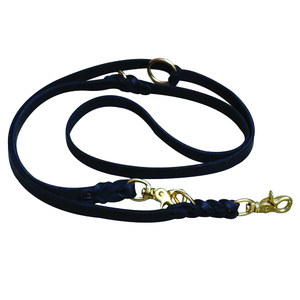 Laisse de chien réglable en cuir véritable de luxe formation marche laisse pour animaux de compagnie solide Durable fait à la main personnalisé poignée tressée dentelle - Product Image 5