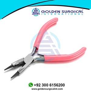 Herramienta de alicates de joyería de empalme y fijación antideslizante con mango rosa bonito para accesorios de bricolaje MOQ bajo - Product Image 6