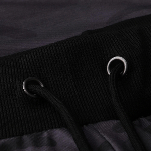 ชุดออกกำลังกายสำหรับผู้ชาย,กางเกงขาสั้นแฟชั่นแขนสั้นมีฮู้ด/มัดย้อม - Product Image 6