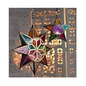 Lanternes de Ramadan suspendues en laiton et en verre avec une lanterne suspendue de la plus grande qualité pour une utilisation dans les hôtels et les restaurants - Product Image 6