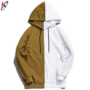 Venta al por mayor de los hombres Casual Sudadera con capucha de dos tonos con impresión digital para el invierno Servicio OEM para adultos - Product Image 5