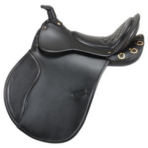 Selle de saut Y&Z Racing, qualité supérieure, cuir véritable, durable, style western, imperméable, équipement équestre pour chevaux - Product Image 1