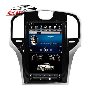  AuCAR 13.3 "dikey ekran Android 9 araba multimedya oyuncu dokunmatik ekranı araba Stereo radyo kafa ünitesi ile Chrysler için 300C 2013-2019