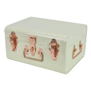 Juego de cajas de camiones de tres piezas clásicas Juego de cajas de almacenamiento únicas de metal de color personalizado pintado a mano Tamaños pequeños, medianos y grandes - Product Image 5