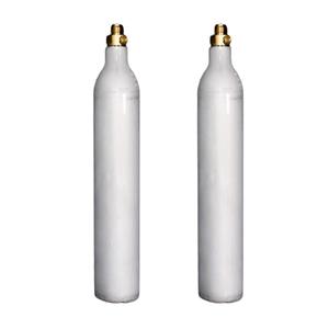 Botella de gas de aluminio sin costuras, cilindro de co2 con válvula, 425g - Product Image 1