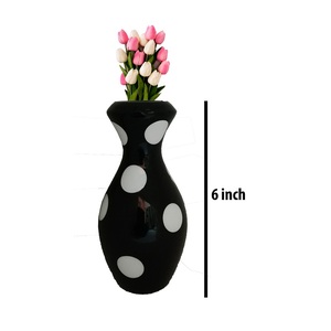 Dotted Flower <b>Vase</b> For Home Decoration - Product Image 1