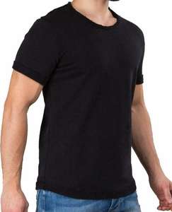 T-Shirt décontracté pour hommes, Logo personnalisé d'usine OEM, T-Shirt de sport 100% coton - Product Image 1