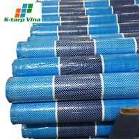 Lona de Polietileno con Rayas Anti-UV, Tecnología Coreana, Resistente al Agua y a la Humedad, Marca K Tarp, Personalizable