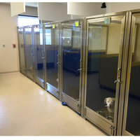 Hondenkennels van roestvrij staal