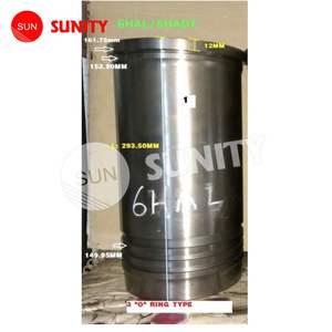 Doublure 6HA d'excellente qualité TAIWAN SUNITY avec anneau d'huile, pièces de rechange pour moteur diesel marin ABI - Product Image 1