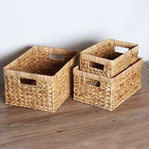 Panier de rangement en tissage de jacinthe à l'eau du Vietnam, panier de rangement pour cuisine, nouvelles collection 2022, vente en gros - Product Image 4