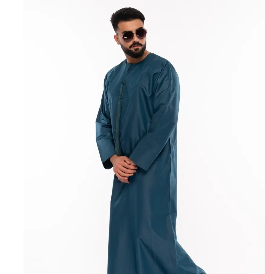 2021 erkek islam tarzı thobes müslüman tasarım jubbah pakistan'da yapılan