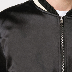 แจ็คเก็ตบอมเบอร์ระบายอากาศมีซิปแขนเต็มสำหรับผู้ชายพร้อมโลโก้ตามสั่ง - Product Image 5