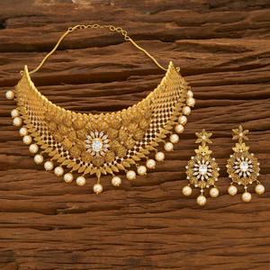 Collar chapado en oro al por mayor 54693 - Product Image 1