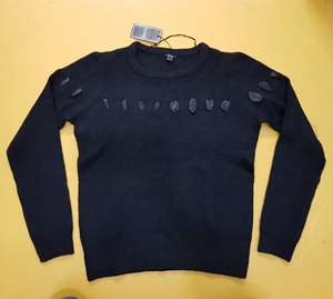 Pull-over décontracté à col rond pour femme, à manches longues, avec étiquettes de marque, provenant de surplus d'usine directe, lot de stock du Bangladesh - Product Image 1