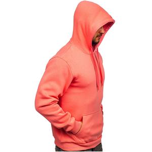 2021 unisexe surdimensionné pulls décontractés de haute qualité en coton biologique impression personnalisée Streetwear à capuche teint uni pour l'hiver des hommes - Product Image 5