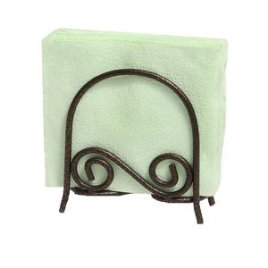 Servilletero de diseño admirable en soporte de papel tisú de Color negro metálico para uso en bodas y eventos - Product Image 5