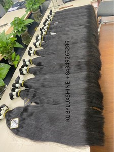 Pelo peruano virgen vietnamita a granel, superdoble estiramiento, duración de hasta 2 años con el cuidado adecuado - Product Image 4