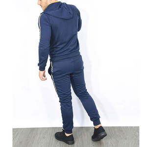 Logotipo personalizado Hombres Running Fitness Ropa deportiva 1/4 Quarter Zip Pullover Camisa Chándal 100% Algodón Tech Fleece Chándal - Product Image 3