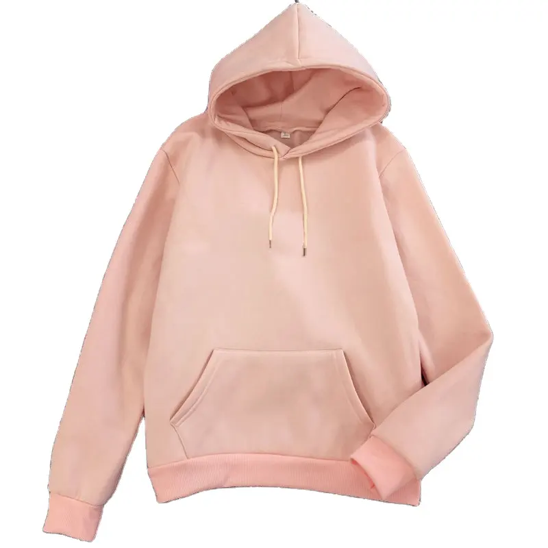 2023 automne hiver sweats à capuche femmes grande taille épaissir couleur unie pull tenue décontracté femmes sweats à capuche