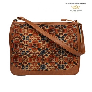 Sac de messager pour femmes de qualité supérieure du groupe Jamadagnis Sling avec poignées en cuir Corps en tissu - Product Image 1