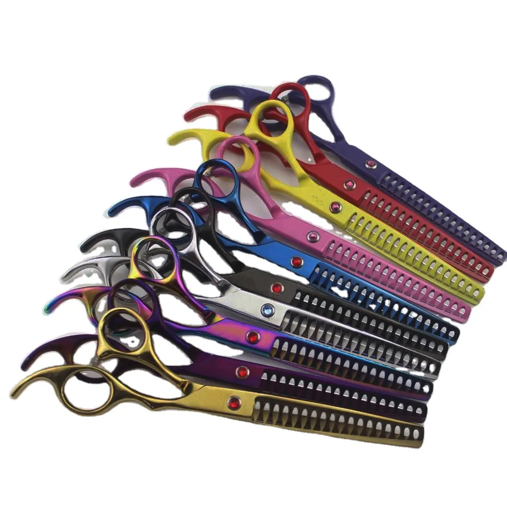 titanium coated hair scissor / hair dressing scissors set / shear hair cutting scissors manicure equipment