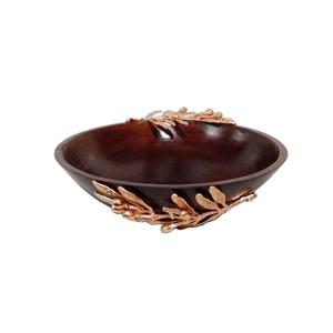 Accueil Hôtels et restaurants Serveur de nourriture Bol en bois de noyer Bol de service de nourriture Dîner Hôtel Ustensiles de luxe Plat de serveur de nourriture - Product Image 1