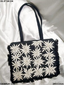 Banjara กระเป๋าสะพายลูกปัด Boho ดีไซเนอร์พิเศษทำมือสไตล์ซองจดหมายแฟชั่นใช้ได้ทุกวันกระเป๋าตอนเย็น - Product Image 4