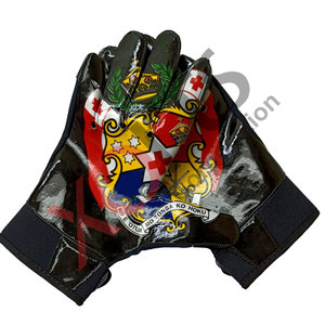 Récepteur personnalisé Gants de football américain collants Gants de football américain collégial flexibles à la mode Gants de sport Football - Product Image 3