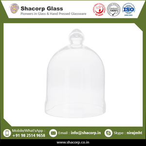 Cloche en verre faite à la main de la meilleure qualité avec base en bois Décoration de la maison - Product Image 5