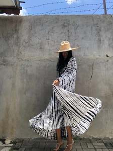 Robe longue kaftan pour femmes, tenue de plage à manches longues, nouveau design 2019 - Product Image 4