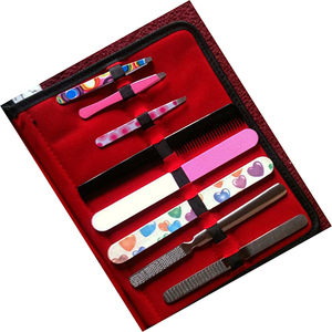 Kit d'accessoires de manucure colorés de haute qualité ASAP, 5 pièces, pour femmes, OEM personnalisé, acier, coupe-ongles 5-en-1 - Product Image 2