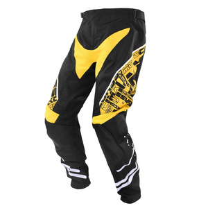Ropa deportiva transpirable de cuero de vaca bordado con estampado personalizado, pantalones de carreras de Motocross de talla grande para adultos Unisex, novedad - Product Image 5