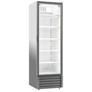 Refrigerador Comercial Vertical de 448 L con Una Puerta de Vidrio y Enfriamiento por Aire para Exhibición de Bebidas - Product Image 1