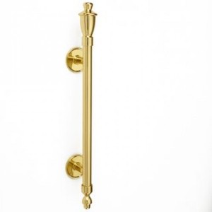 Pomo de puerta de metal más vendido con acabado pulido plateado Forma redonda Diseño en relieve Calidad Premium para herrajes de construcción - Product Image 4