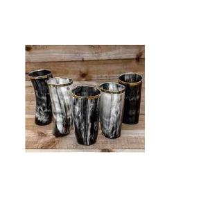 Vidrio de cuerno de tamaño personalizado hecho a mano de lujo listo en forma de cuerno Martini cóctel cuerno vidrio para la venta producto - Product Image 6