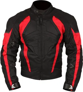 Jaket sepeda motor untuk pria tekstil jaket sepeda motor jaket pengendara sepeda motor balap Cordura