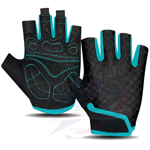 Guantes de Ciclismo de Medio Dedo Multicolores Personalizados 2022, Lycra, Algodón Amara, Alta Calidad para Hombres y Mujeres, Deportes, Aire Libre, Casual - Product Image 4