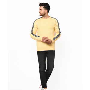 เสื้อสเวตเตอร์คอกลมสำหรับผู้ชายไซส์พิเศษใส่สบายกันรอยยับสำหรับผู้ชาย - Product Image 4