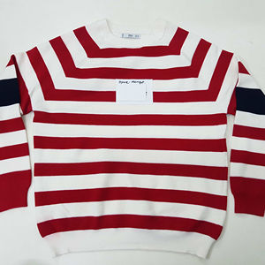 Lote de Suéteres de Marca para Mujer, Manga Larga, Cuello Redondo, Estilo Casual a Rayas, para Oficina, Excedentes de Inventario de Bangladesh - Product Image 1