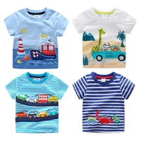Offre Spéciale Garçons Manches Courtes T-Shirt Enfants Vêtements Tops Enfants Solide tshirt Imprimé Personnalisé avec prix pas cher