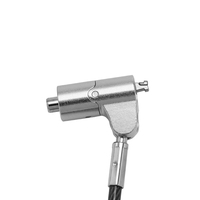 Verrou de câble pour ordinateur portable personnalisable ABA (alliage de zinc et acier chromé) pour les fentes Kensington Nano et les ordinateurs portables HP Slim