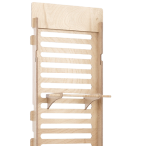 Top Made in Italy interblocco personalizzabile 30cm ad incastro ganci in legno per Display a parete - Product Image 2
