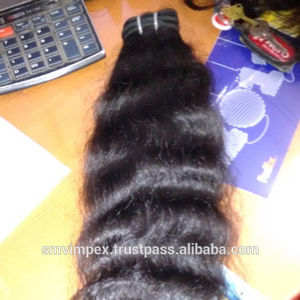 ONDA profunda Natural 12A, cabello humano sin procesar, tejido de la India, - Product Image 3